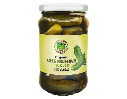 Organic Larder Cornichons 340Gm