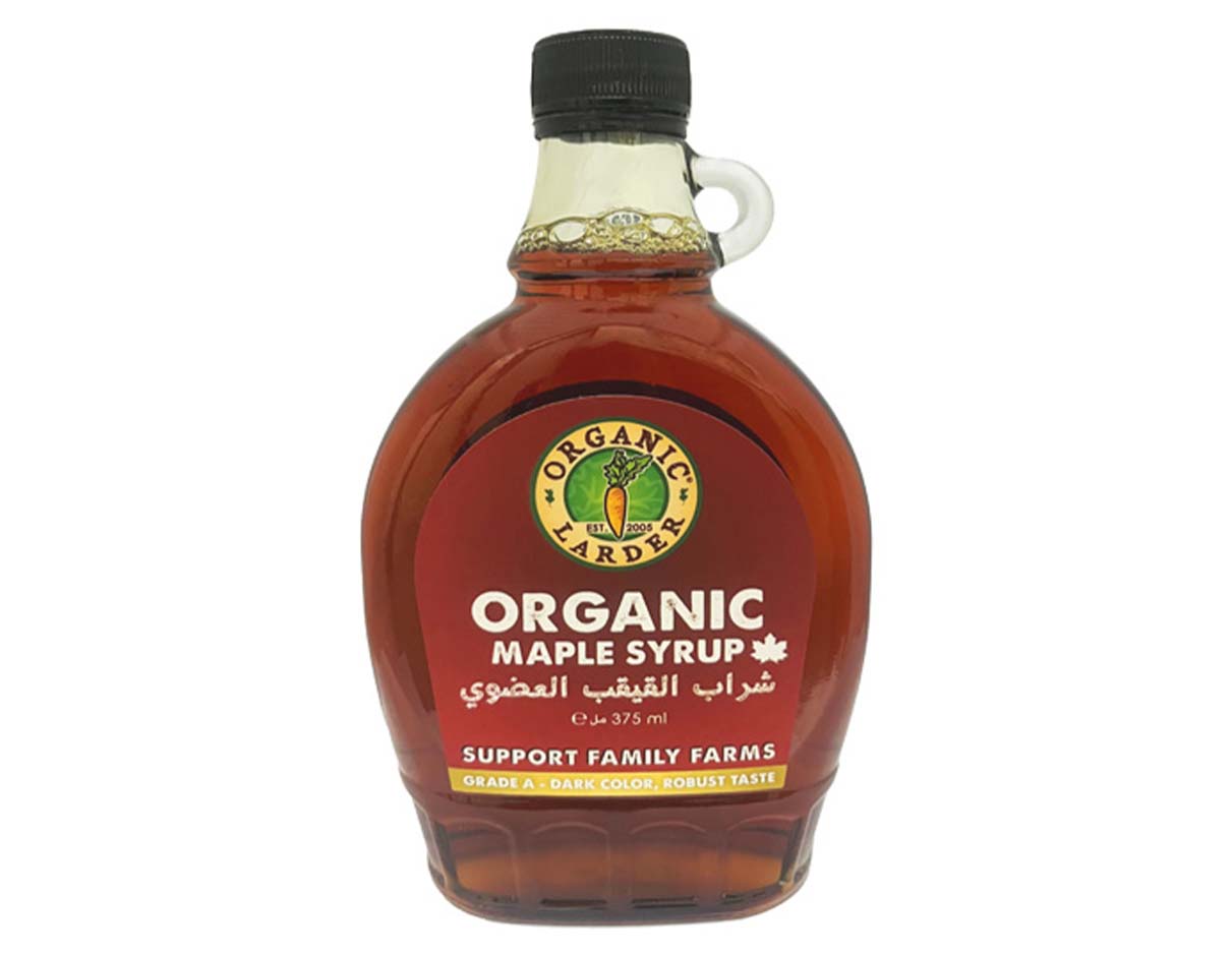 Organic Larder Dark Maple Syrup 375Ml