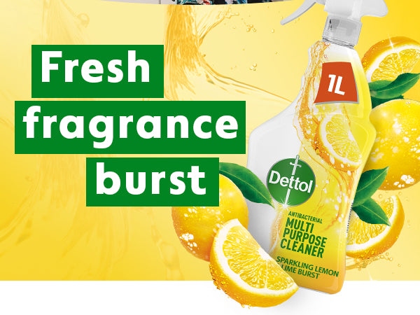 Dettol Sparkling Lemon & Lime Multipurpose Cleaner 1Ltr