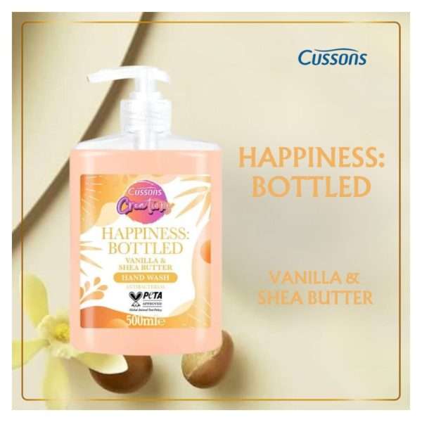Cussons Creations Vanilla & Shea Butter Antibacterial Hand Wash 500Ml