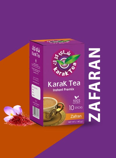Karak Tea Unsweetened Zafran Instant Premix Tea 140Gm