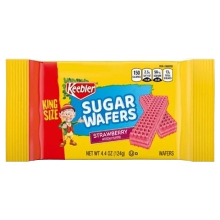 Keebler Strawberry Sugar Wafers 125Gm