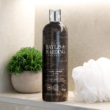 Baylis And Harding Body Wash X500ml Dark Amber & Fig 500Ml