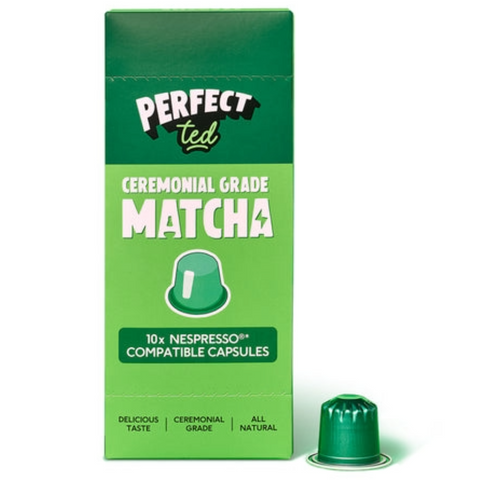 Perfect Ted Match 10P Ceremonial Grade Nespresso Capsules 50Gm