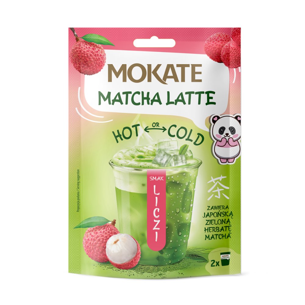 Mokate Leychee Flav Hot Or Cold Matcha Latte 40Gm