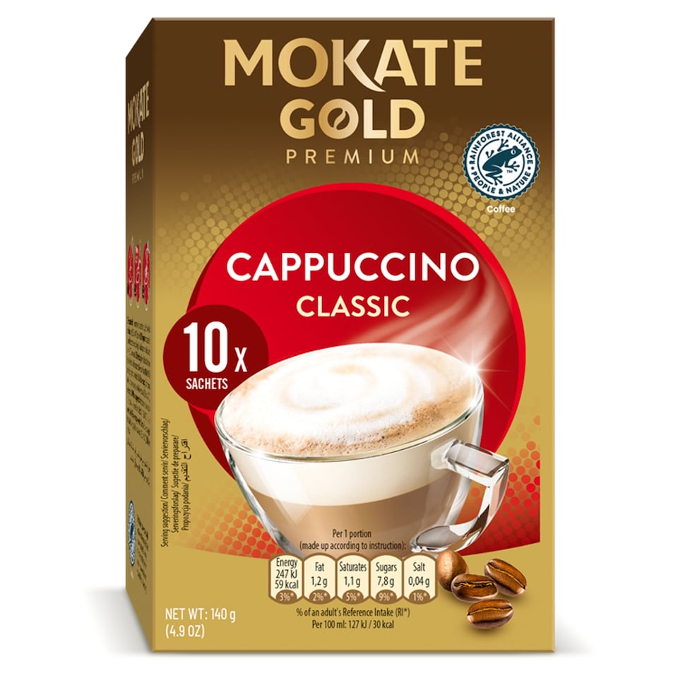 Mokate Premium Classic Gold Cappuccino 140Gm
