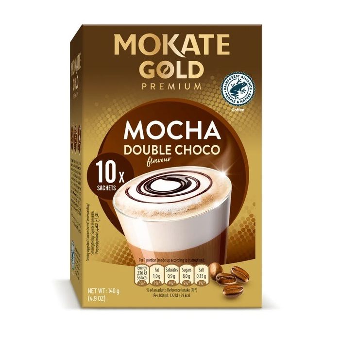 Mokate Mocha Double Choco Gold Cappuccino Premium Latte 140Gm