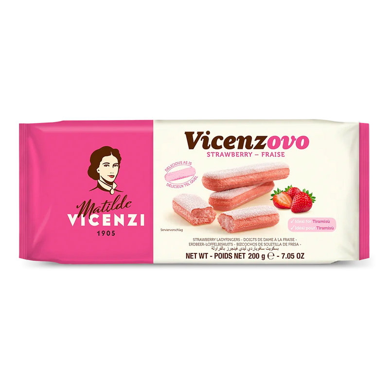 Vicenzi Strawberry Lady Savoiardi Finger 200Gm