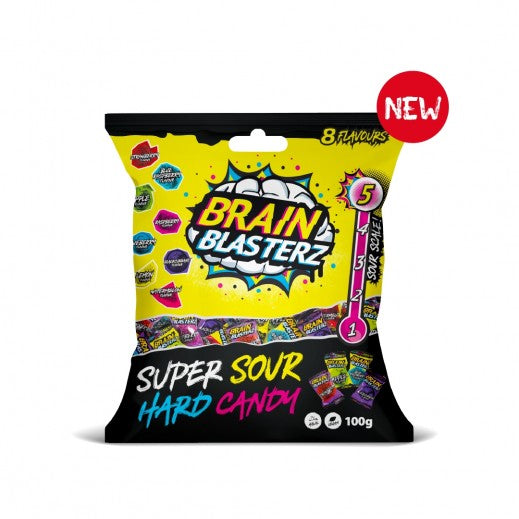 Brain Blasterz Super Sour Hard Candy 100Gm