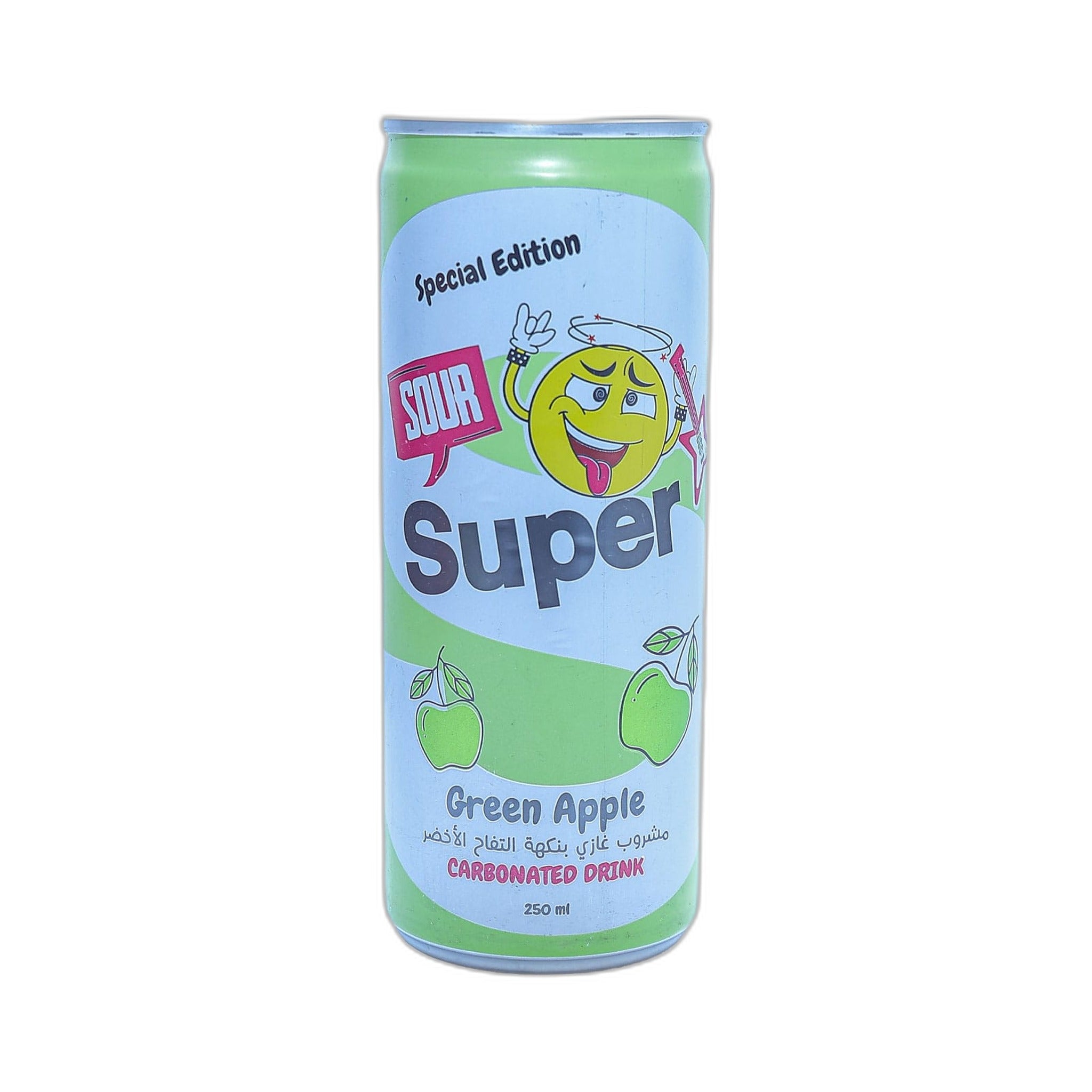Super Sour Apple Soft Drink 250Ml