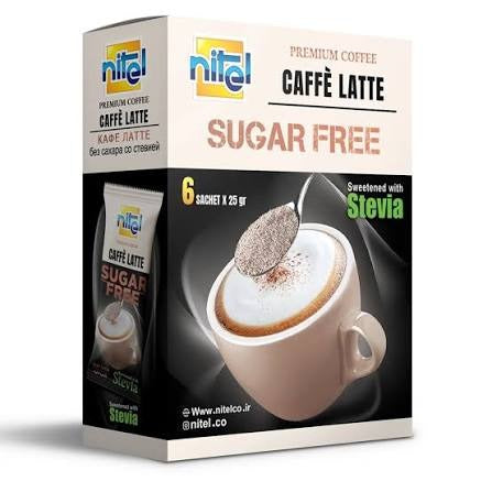 Nitel Sugar Free Caffe Latte 25G X 6 1Pc