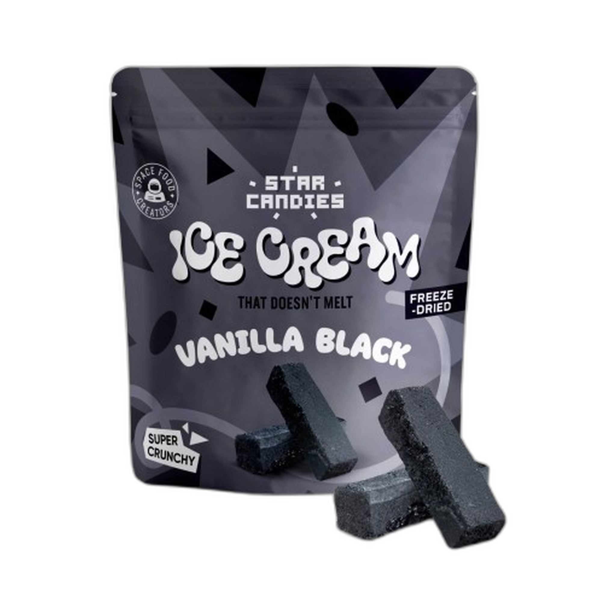 Star Candies Black Vanilla I Ice Cream Freeze Dried Melts 16Gm