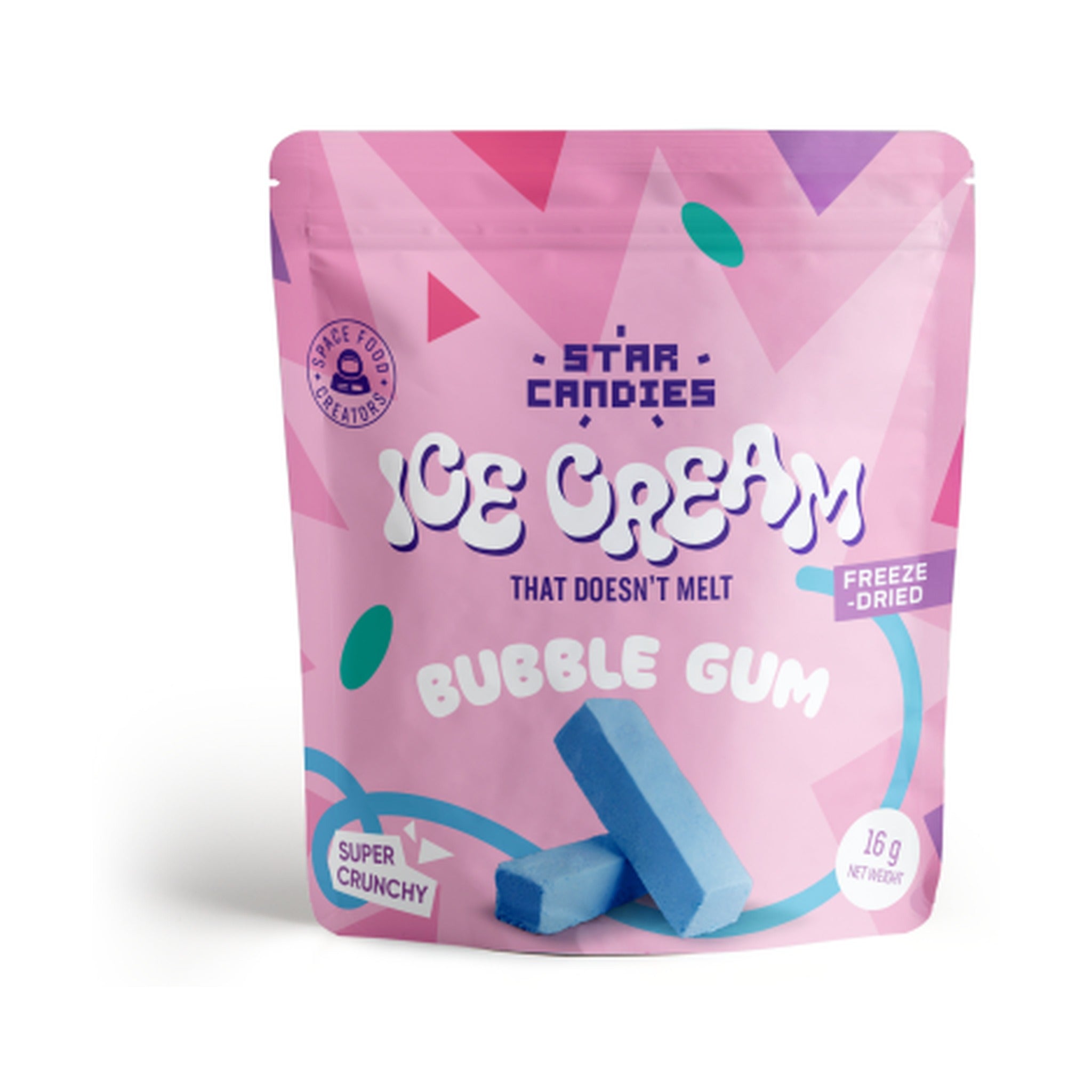 Star Candies Bubble Gum Flav Ice Cream Freeze Dried Melts 16Gm