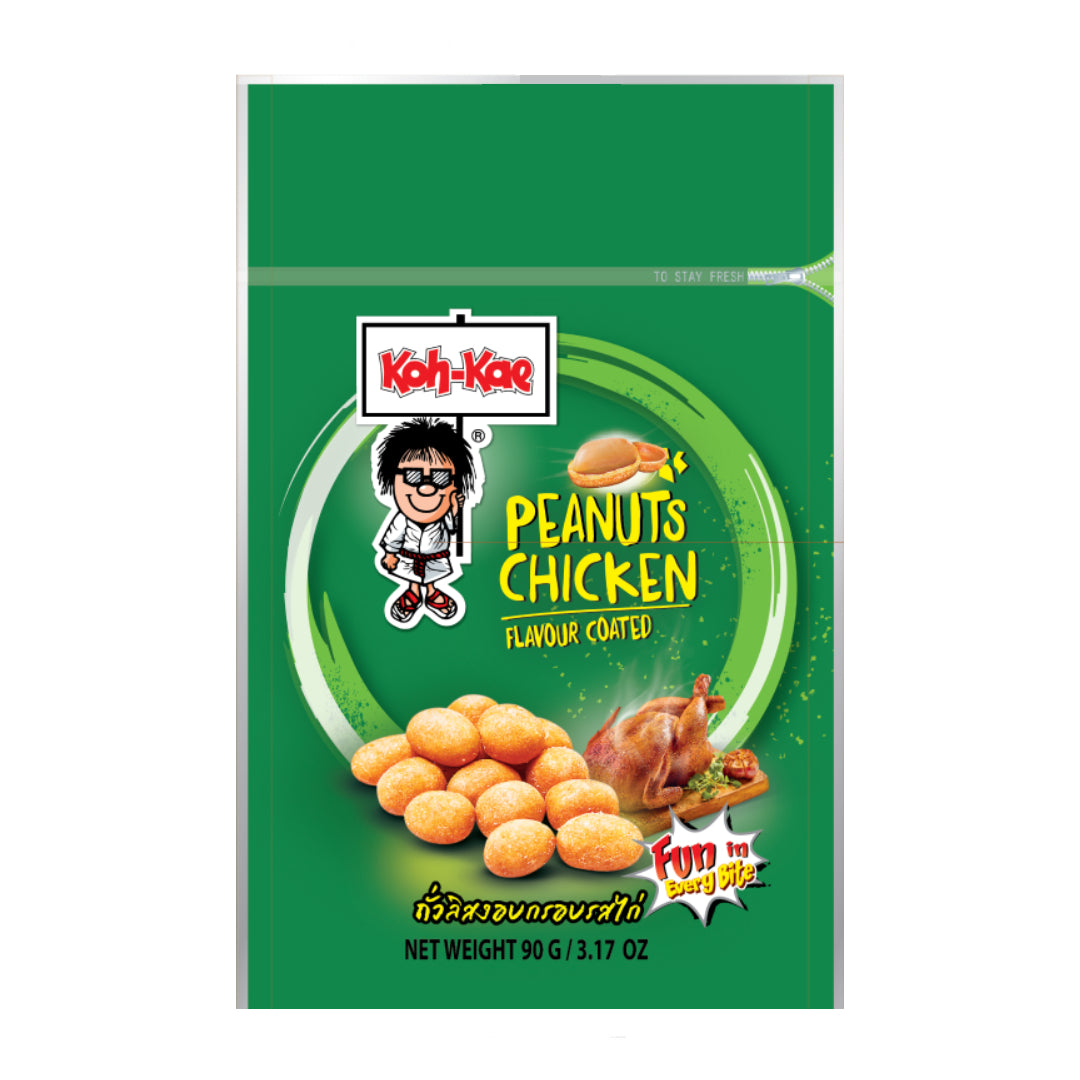 Koh Kae Chicken Flavour Coated Peanuts 90Gm