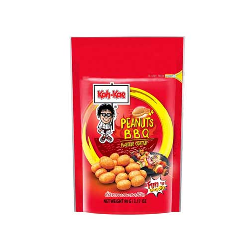 Koh Kae Bbq Flavour Coated Peanuts 90Gm