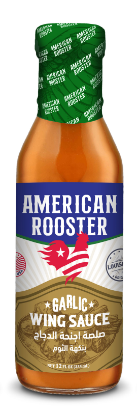 American Rooster Garlic Gluten Free Wing Sauce 355Ml