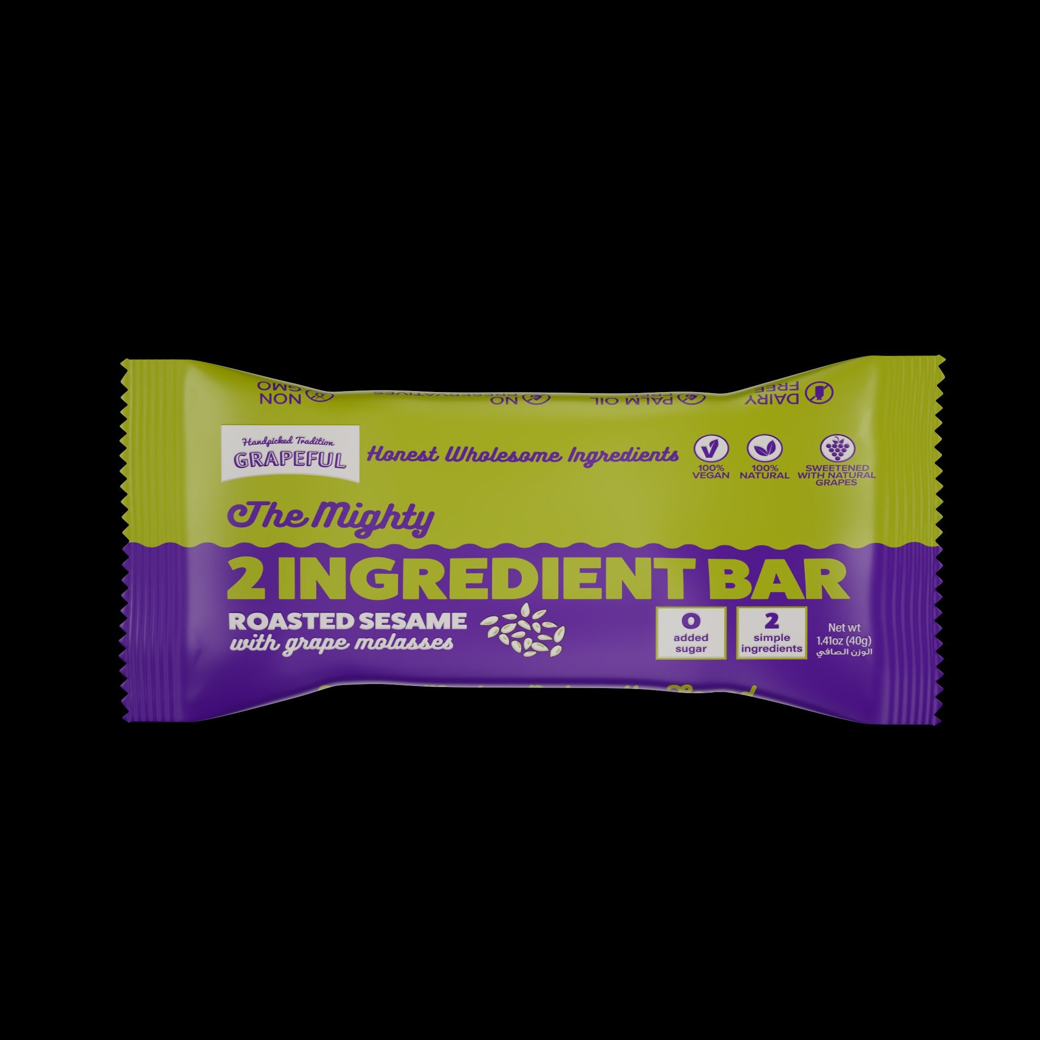 Grapeful Mighty 2 Roasted Vegan Sesame Bar 40Gm