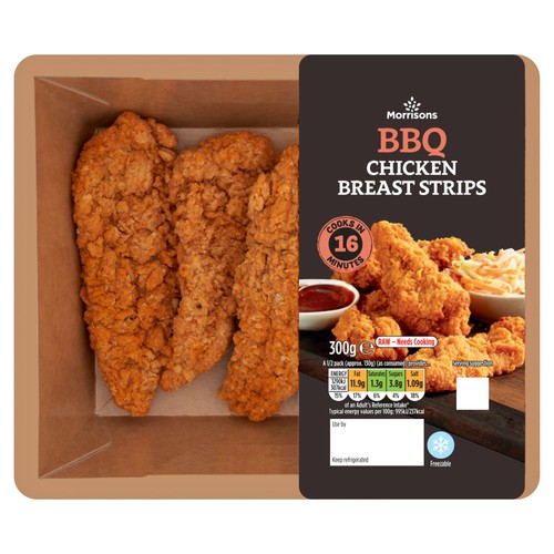 Chicken Breast BBQ Diet Chicken Strips 500g