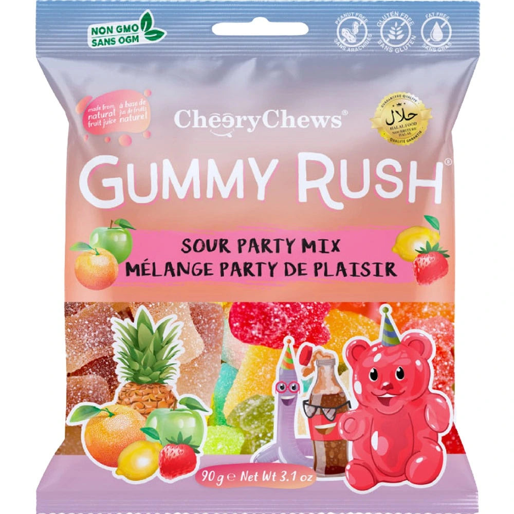 Gummy Rush Sour Party Mix 90Gm