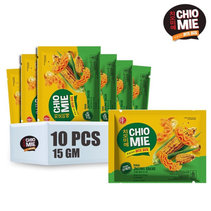 Chio Mie Roasted Corn Flav Korean Snack 150Gm