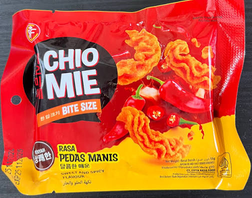 Chio Mie Chicken Flav Korean Snack 150Gm