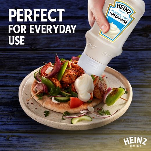 Heinz Incredibly Light Mayonnaise 600Ml