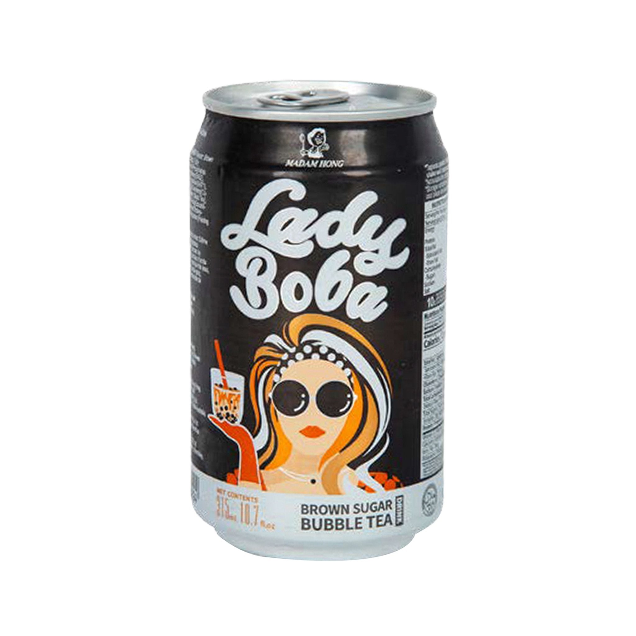 Madam Hong Lady Boba Brown Sugar Bubble Tea 315Ml