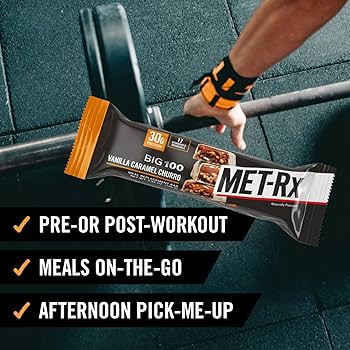 Met-Rx Vanilla Caramel Churro Protein Bar 100Gm