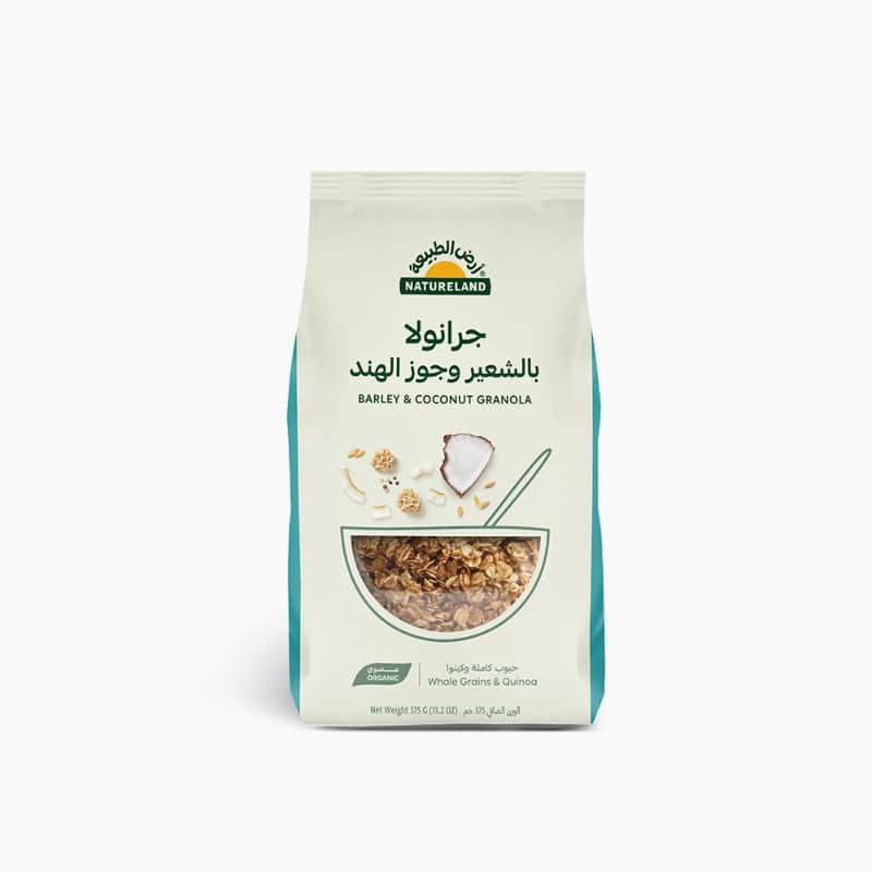 Natureland Barley And Coconut Granola 375Gm