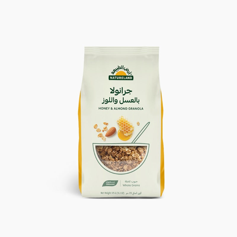 Natureland Honey And Almond Granola 375Gm