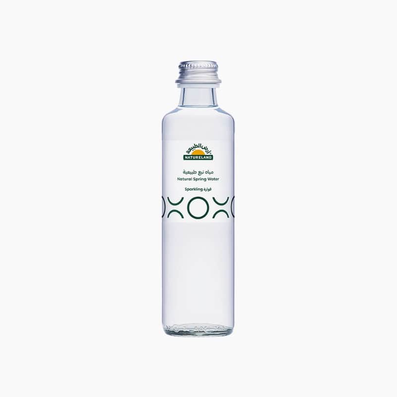Natureland Glass Bottle Natural Sparkling Water 250Ml
