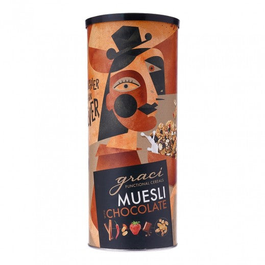 Graci Chocolate Tube Muesli 500Gm