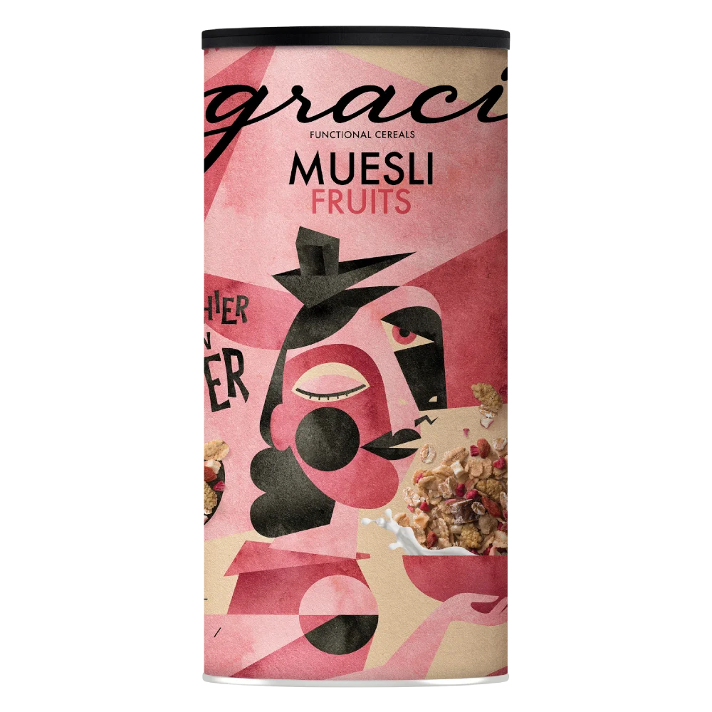 Graci Fruits Tube Muesli 500Gm