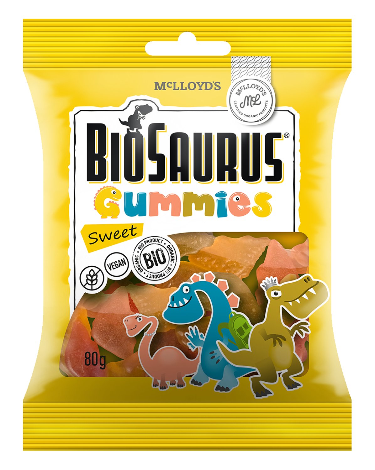 Biosaurus Sweet Gummies 80Gm