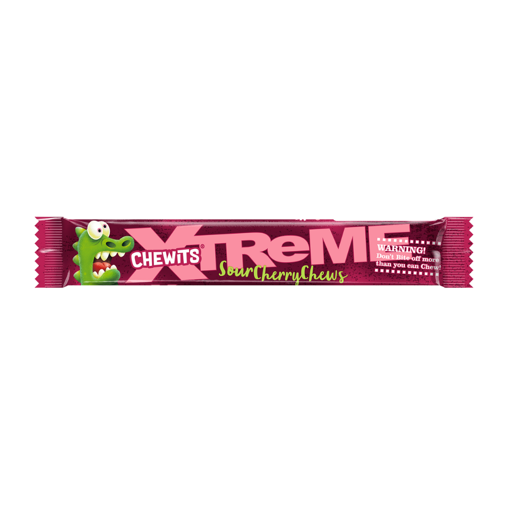 Chewits Xtreme Cpherry Chews 34Gm