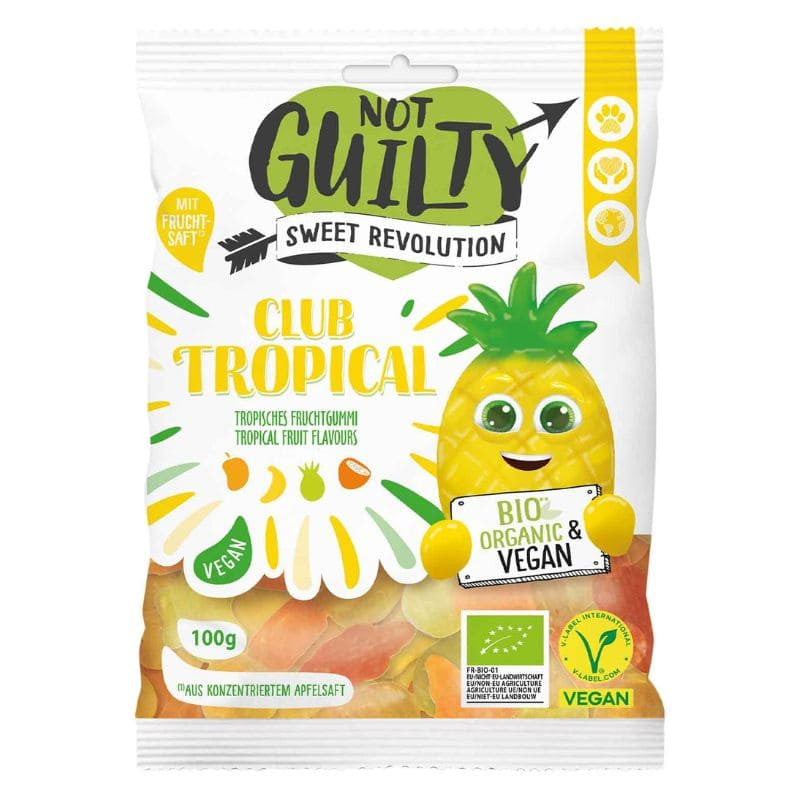 Not Guilty Club Tropical Fruit Gummy 100Gm