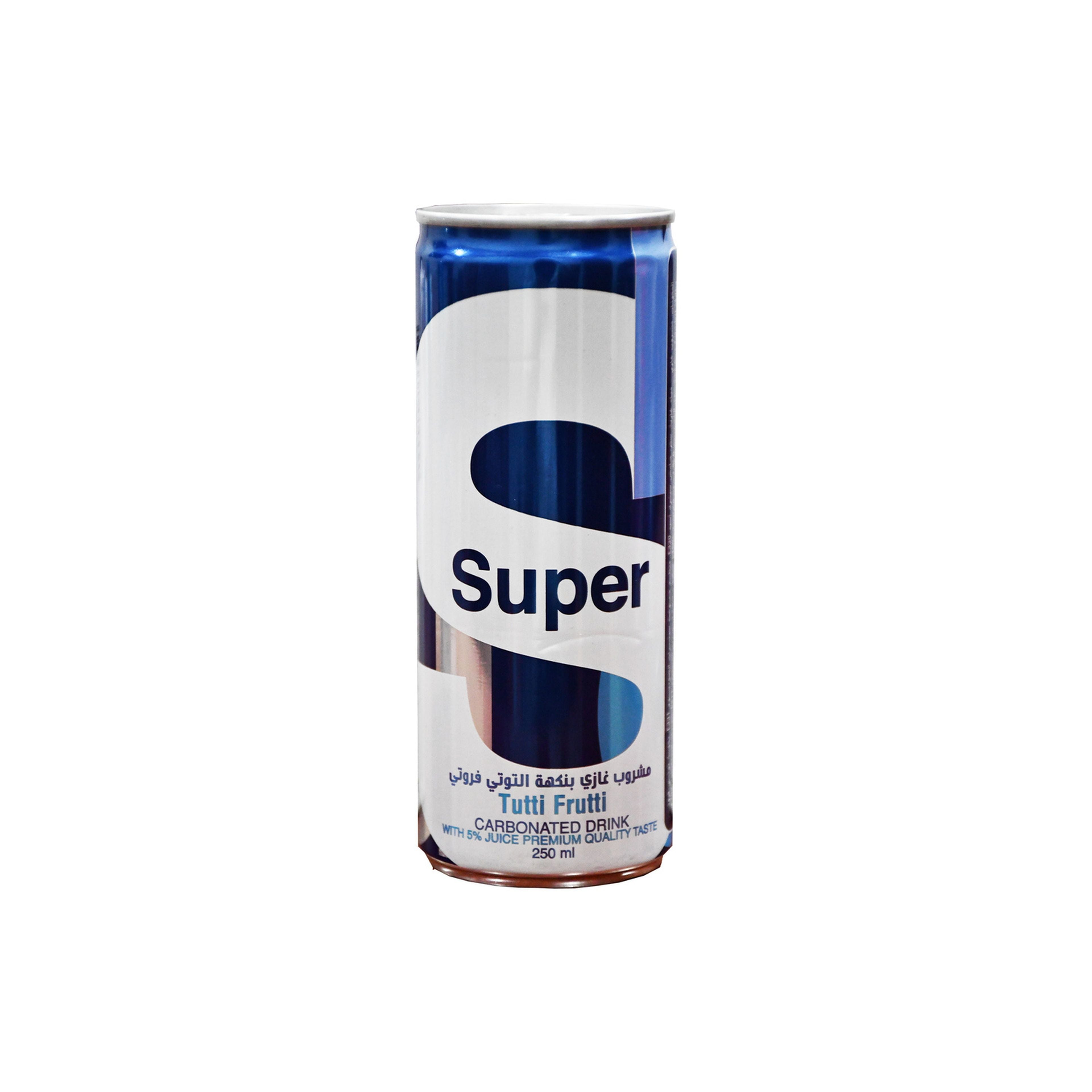 Spider Tutti Frutti Carbonated Drink 250Ml