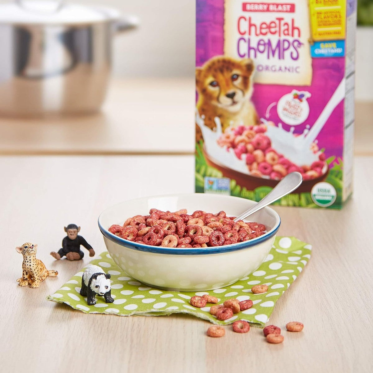 Natures Path Cheetah Chomps Berry Blast Cereal 284Gm