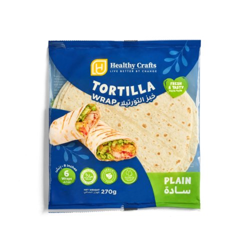 Healthy Crafts Plain Tortilla Wrap 270Gm