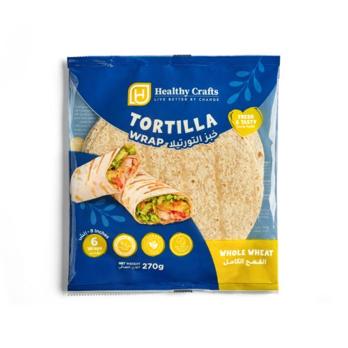 Healthy Crafts Whole Wheat Tortilla Wrap 270Gm