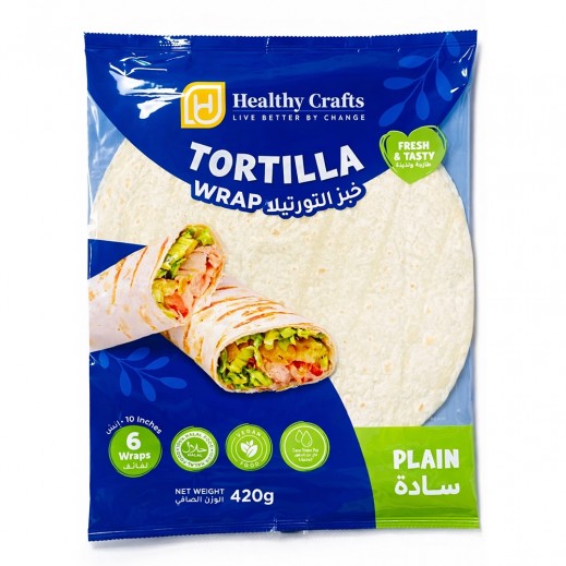 Healthy Crafts Plain Tortilla Wrap 420Gm