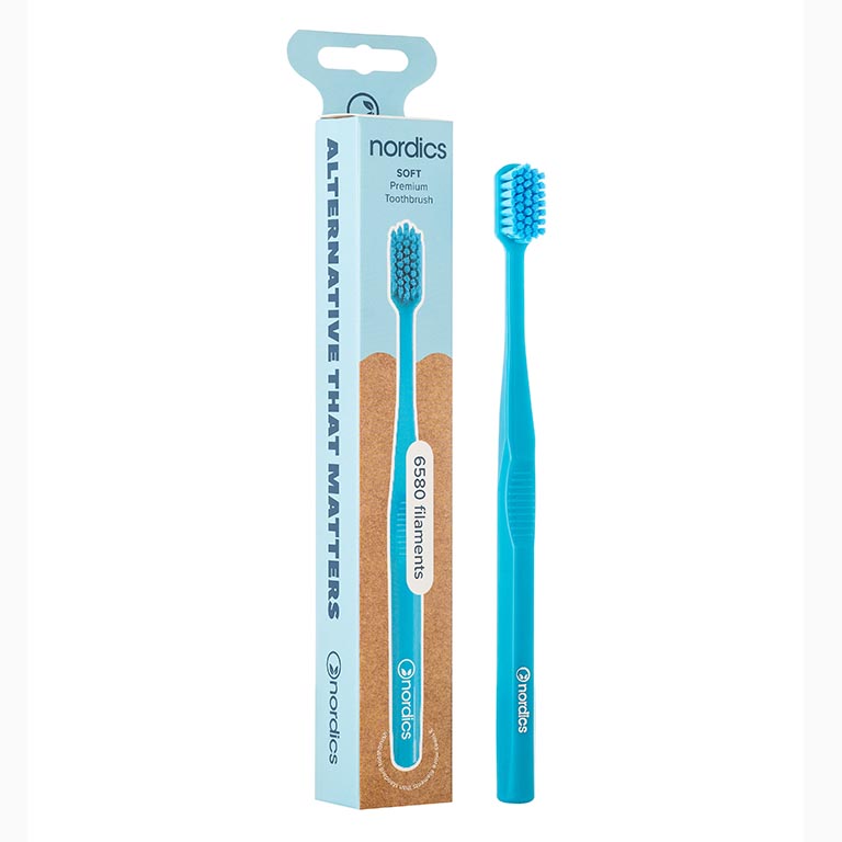 Nordics Blue 6580 Premium Toothbrush 1Pcs