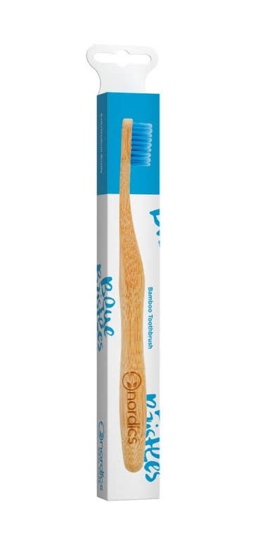 Nordics Blue Adult Bamboo Toothbrush 1Pcs