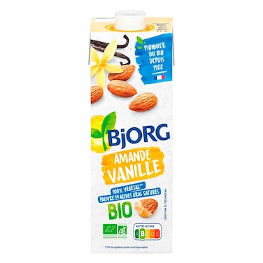 Bjorg Vanilla Organic Almond Milk 1Ltr