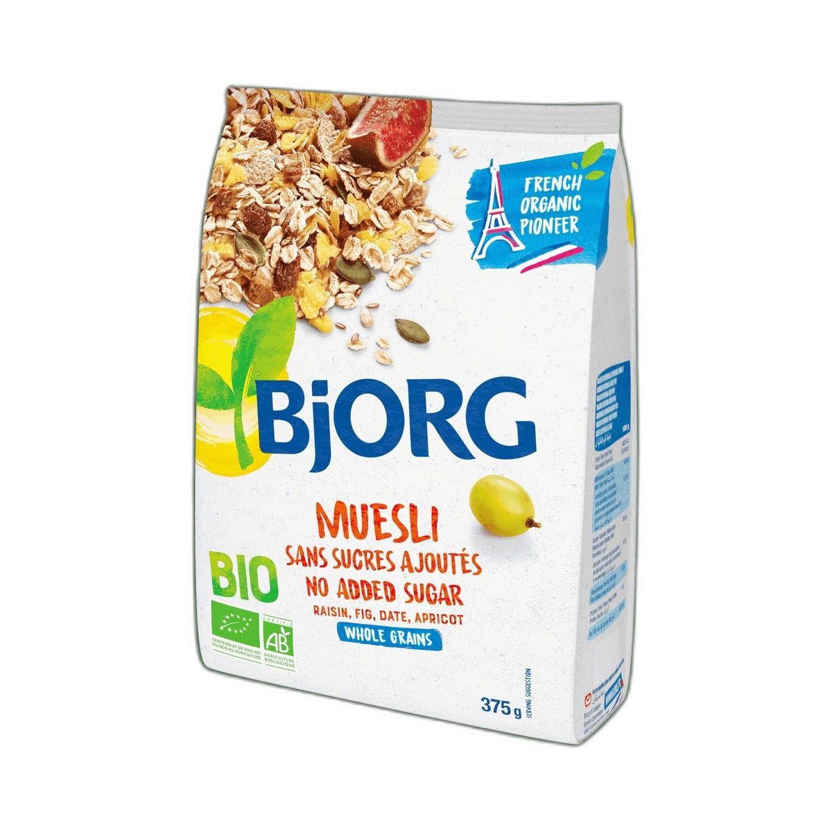 Bjorg Sugar Free Organic Muesli 375g