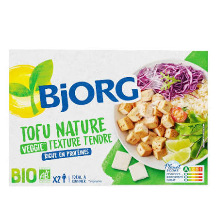 Bjorg Plain Tofu 400Gm