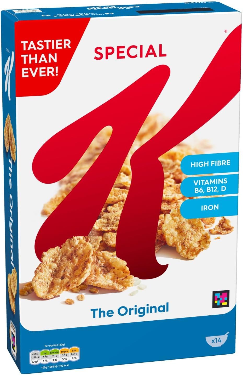 Kelloggs Special K Original Breakfast Cereals 440Gm