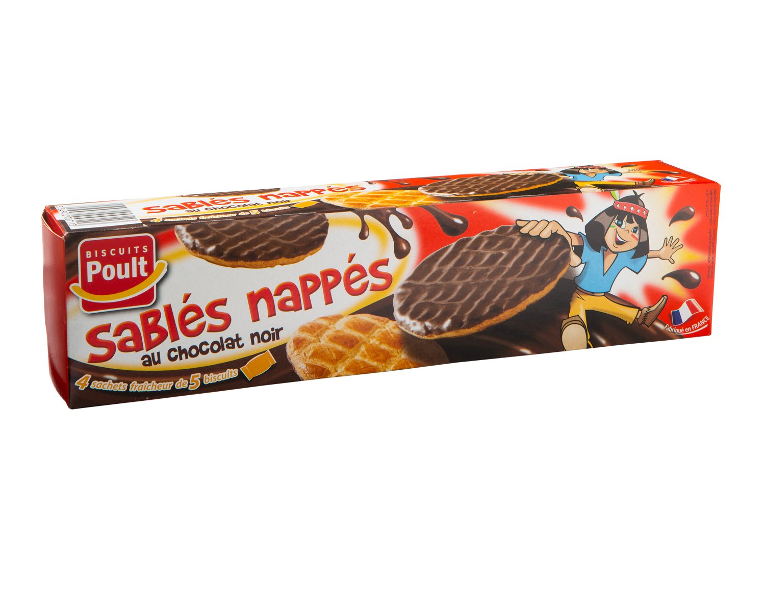 Poult Sables Nappes Dark Chocolate 200Gm