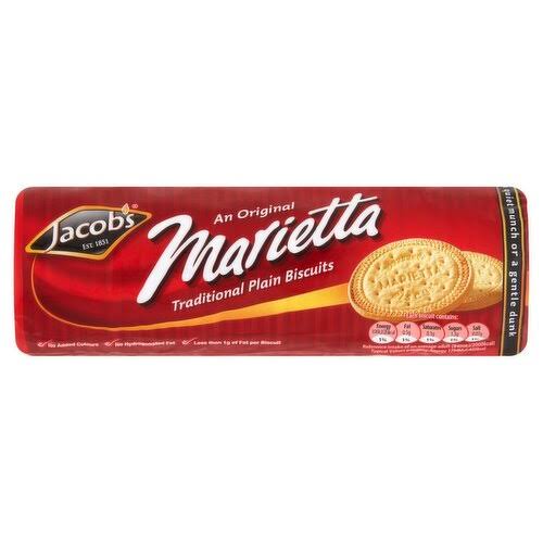 Jacobs Original Marietta Traditional Plain Biscuits 200Gm