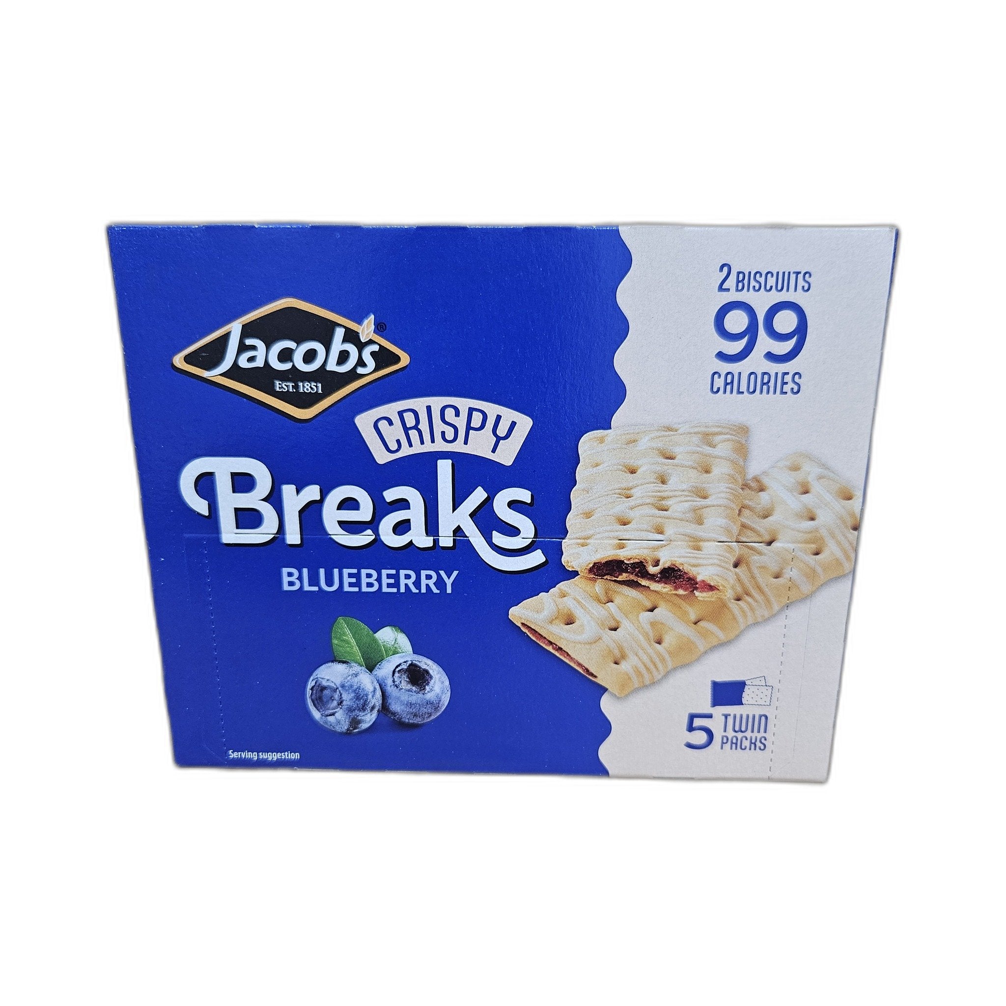 Jacobs Blueberry Crispy Breaks 125Gm